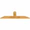 Ekena Millwork Portland Rough Sawn Timber Gable Bracket, Western Red Cedar, 60"W x 20"H x 2"D x 6"F, 8/12 Pitch GBW060X20X0206POR00RWR - alternate 5